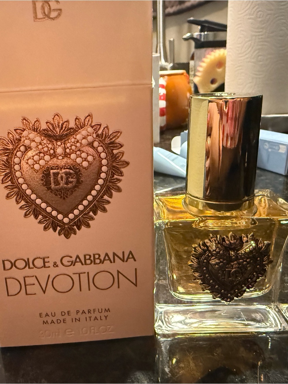 Dolce & Gabbana Devotion Bottle with Gold Accents